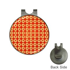 Wallpaper Illustration Pattern Hat Clips With Golf Markers by Pakrebo