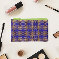 Pattern Wallpaper Ornament Retro Cosmetic Bag (xs) by Pakrebo