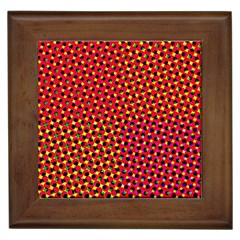 Pattern Textile Structure Abstract Framed Tile by Pakrebo