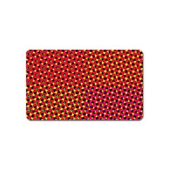 Pattern Textile Structure Abstract Magnet (name Card) by Pakrebo