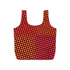 Pattern Textile Structure Abstract Full Print Recycle Bag (s) by Pakrebo