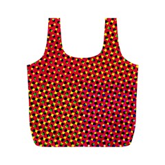 Pattern Textile Structure Abstract Full Print Recycle Bag (m) by Pakrebo