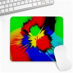 Color Halftone Grid Raster Image Large Mousepads Front