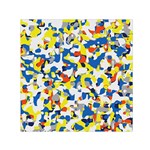 Pop Art Camouflage 2 Small Satin Scarf (Square) Front