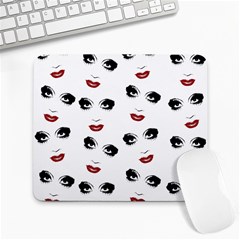 Bianca Del Rio Pattern Large Mousepads by Valentinaart