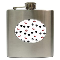 Bianca Del Rio Pattern Hip Flask (6 Oz) by Valentinaart