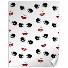 Bianca Del Rio Pattern Canvas 12  X 16  by Valentinaart