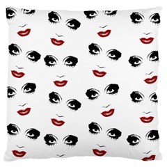 Bianca Del Rio Pattern Large Cushion Case (two Sides) by Valentinaart