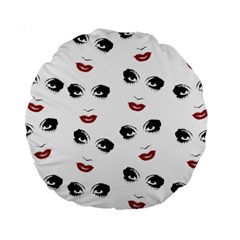 Bianca Del Rio Pattern Standard 15  Premium Round Cushions by Valentinaart