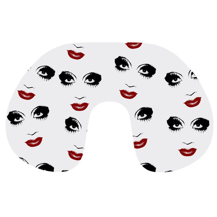 Bianca Del Rio pattern Travel Neck Pillow