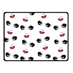 Bianca Del Rio Pattern Double Sided Fleece Blanket (small)  by Valentinaart