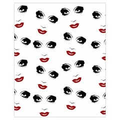 Bianca Del Rio Pattern Drawstring Bag (small) by Valentinaart