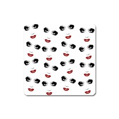 Bianca Del Rio Pattern Square Magnet by Valentinaart