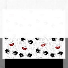 Bianca Del Rio Pattern Rectangular Jigsaw Puzzl by Valentinaart