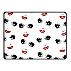 Bianca Del Rio Pattern Fleece Blanket (small) by Valentinaart