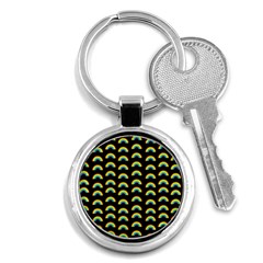 Pride Rainbow Flag Pattern Key Chain (round) by Valentinaart