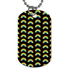 Pride Rainbow Flag Pattern Dog Tag (two Sides) by Valentinaart