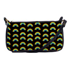 Pride Rainbow Flag Pattern Shoulder Clutch Bag by Valentinaart