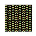 Pride rainbow flag pattern Small Satin Scarf (Square) Front