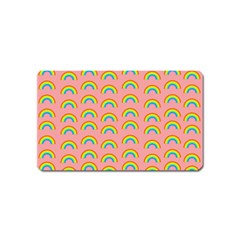 Pride Rainbow Flag Pattern Magnet (name Card) by Valentinaart