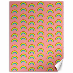 Pride Rainbow Flag Pattern Canvas 12  X 16  by Valentinaart