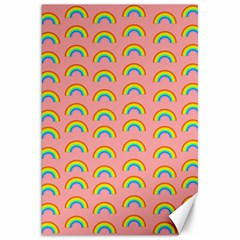 Pride Rainbow Flag Pattern Canvas 20  X 30  by Valentinaart