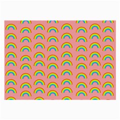 Pride Rainbow Flag Pattern Large Glasses Cloth by Valentinaart