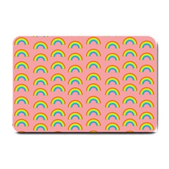 Pride Rainbow Flag Pattern Small Doormat  by Valentinaart