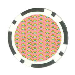 Pride Rainbow Flag Pattern Poker Chip Card Guard (10 Pack) by Valentinaart