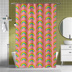 Pride Rainbow Flag Pattern Shower Curtain 48  X 72  (small)  by Valentinaart