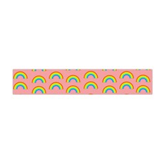 Pride Rainbow Flag Pattern Flano Scarf (mini) by Valentinaart