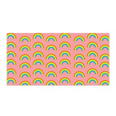 Pride Rainbow Flag Pattern Satin Wrap by Valentinaart