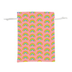 Pride Rainbow Flag Pattern Lightweight Drawstring Pouch (s) by Valentinaart