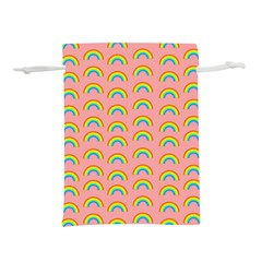 Pride Rainbow Flag Pattern Lightweight Drawstring Pouch (l)