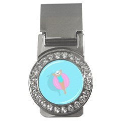 Lady In The Pool Money Clips (cz)  by Valentinaart