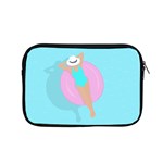 Lady in the pool Apple MacBook Pro 15  Zipper Case Front