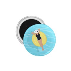 Lady In The Pool 1 75  Magnets by Valentinaart