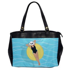 Lady In The Pool Oversize Office Handbag by Valentinaart