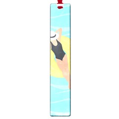 Lady In The Pool Large Book Marks by Valentinaart