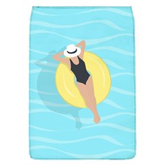 Lady In The Pool Removable Flap Cover (l) by Valentinaart