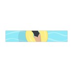 Lady in the pool Flano Scarf (Mini) Front