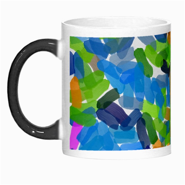 Paint brushes on a white background                           Morph Mug