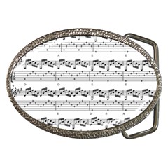 Notes Lines Music Belt Buckles by Mariart