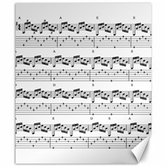 Notes Lines Music Canvas 20  X 24  by Mariart