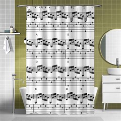 Notes Lines Music Shower Curtain 48  X 72  (small)  by Mariart