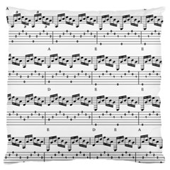 Notes Lines Music Standard Flano Cushion Case (two Sides) by Mariart