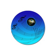 Music Reble Sound Concert Magnet 3  (round) by HermanTelo