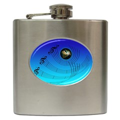 Music Reble Sound Concert Hip Flask (6 Oz)