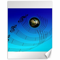 Music Reble Sound Concert Canvas 12  X 16 