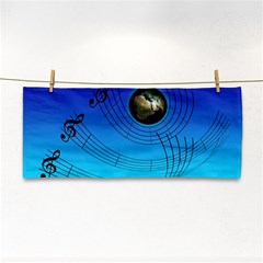 Music Reble Sound Concert Hand Towel